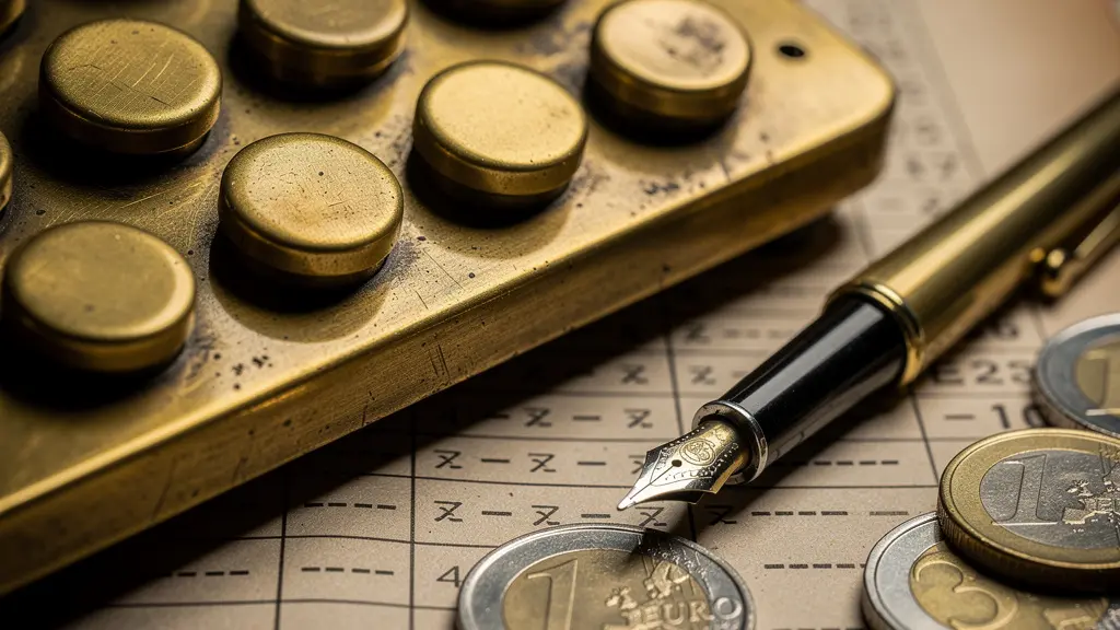 Calculatrice et documents de révision de loyer sur un bureau