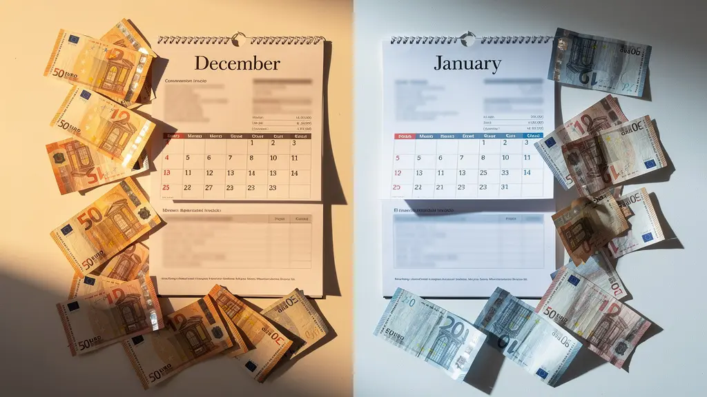 Calendrier montrant les périodes optimales de paiement des travaux pour la défiscalisation