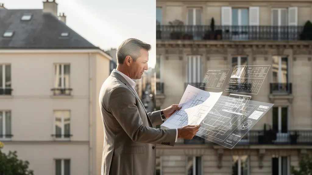 Investisseur immobilier analysant l'augmentation de sa rentabilité locative de 4% à 8%